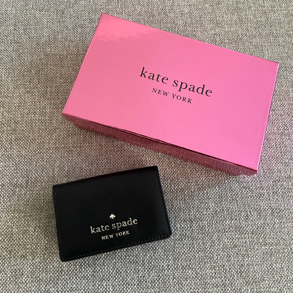 Brand new Kate Spade leather tri fold wallet!